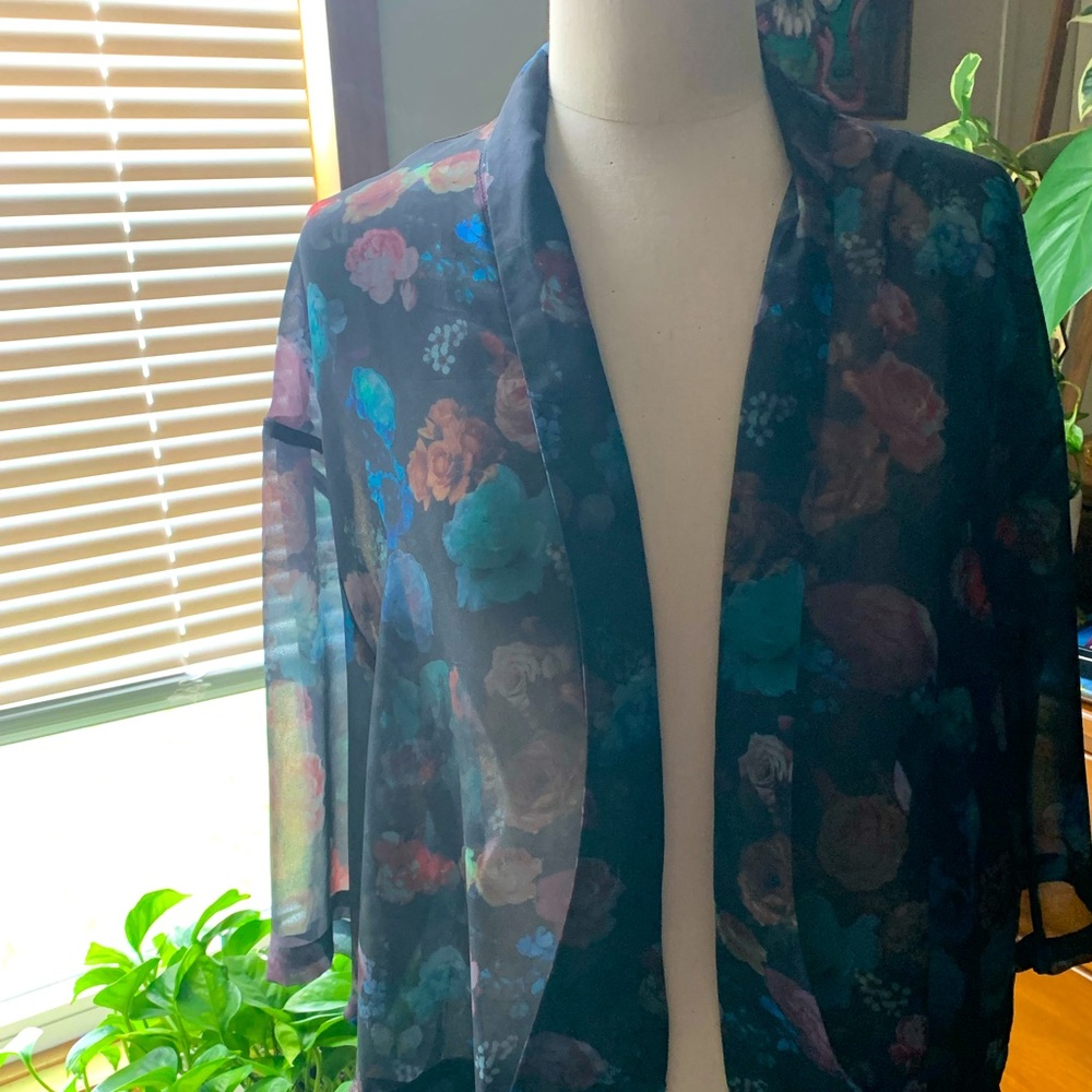 Y2K Massimo Floral Kimono with Pockets